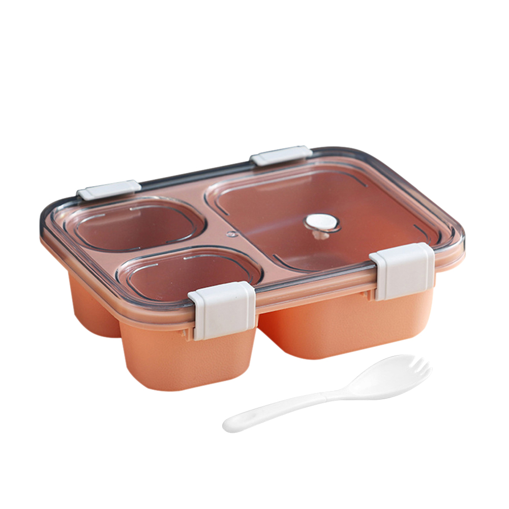 Portable Rectangle Thermal Insulated Lunch Box Bento Food Container 3/4 Grids eBay